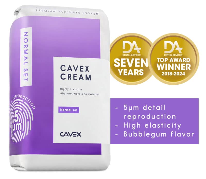 Chất lấy dấu alginate Cavex Cream - Cavex