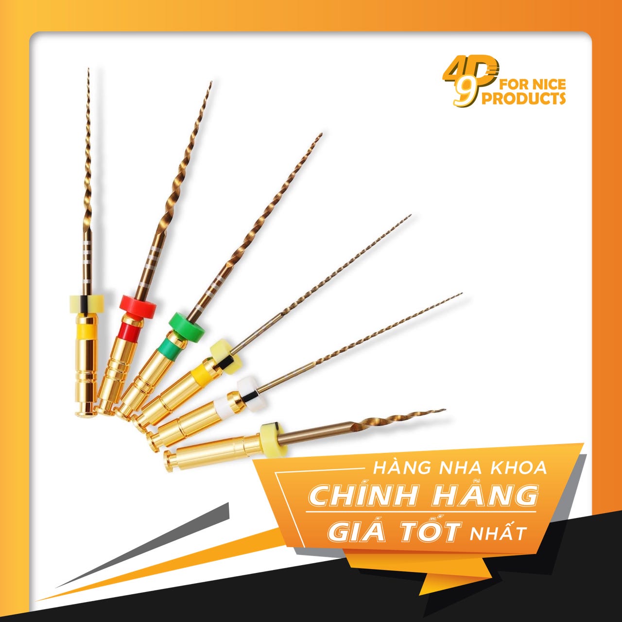 Hệ thống trâm nội nha MG3 Gold/ Blue - Perfect