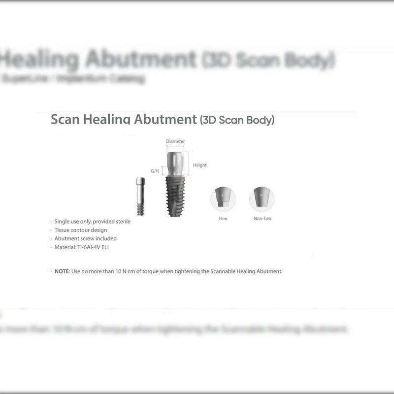 PHỤ KIỆN IMPLANT - Multifuction Scan Body - Welldent