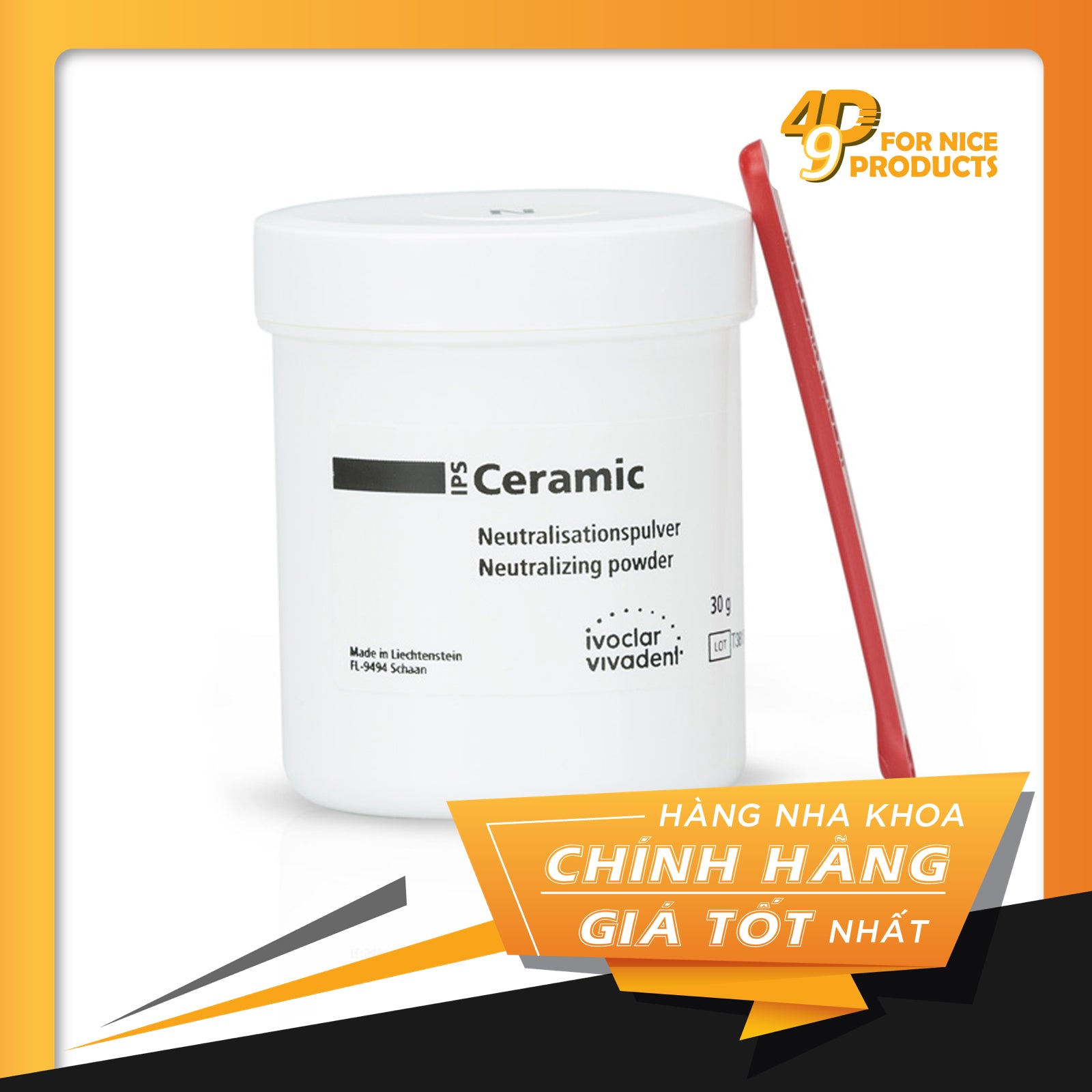 Bột trung hoà axit HF Neutralizing Powder - Ivoclare Vivadent