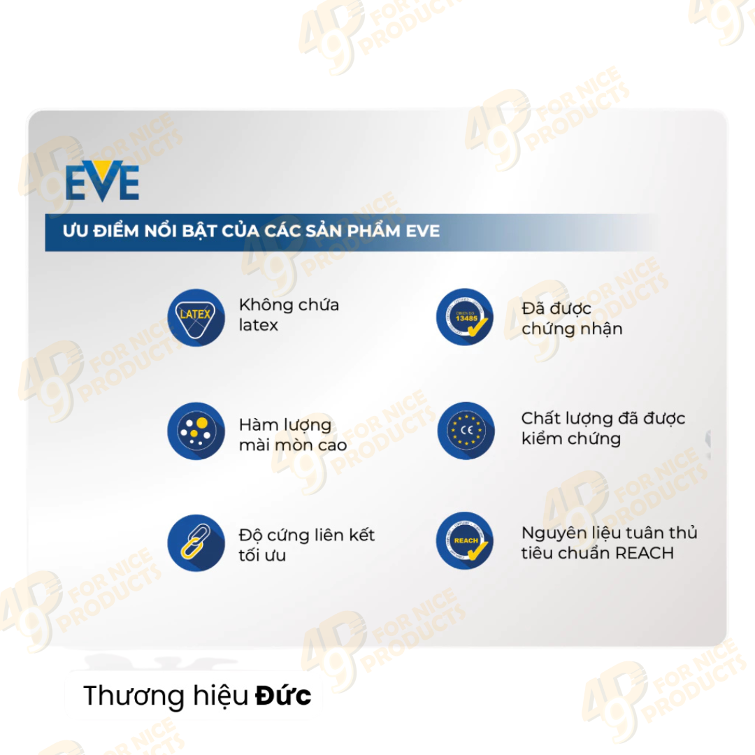 Bộ 12 mũi đánh bóng nha khoa TECHNIK SET HP115 | 3 bước thô, vừa, mịn cho nhựa acrylic -  EVE