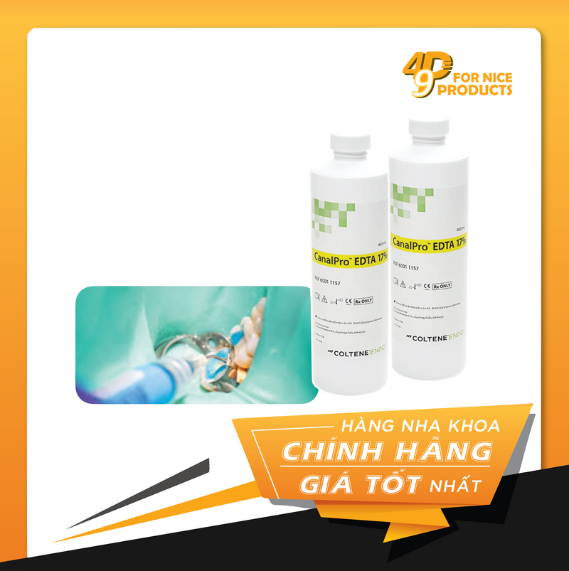 Dung dịch bôi trơn ống tủy và loại bỏ mùn ngà Canal pro EDTA 17%  - Coltene