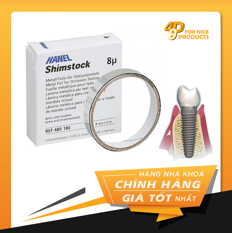 Giấy cắn Implant Shimstock Foil Hanel - Coltene