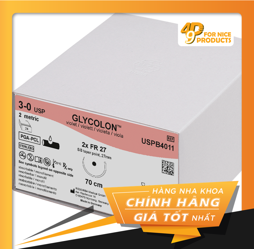 Chỉ khâu phẫu thuật đơn sợi tự tiêu GLYCOLON™ - RESORBA®
