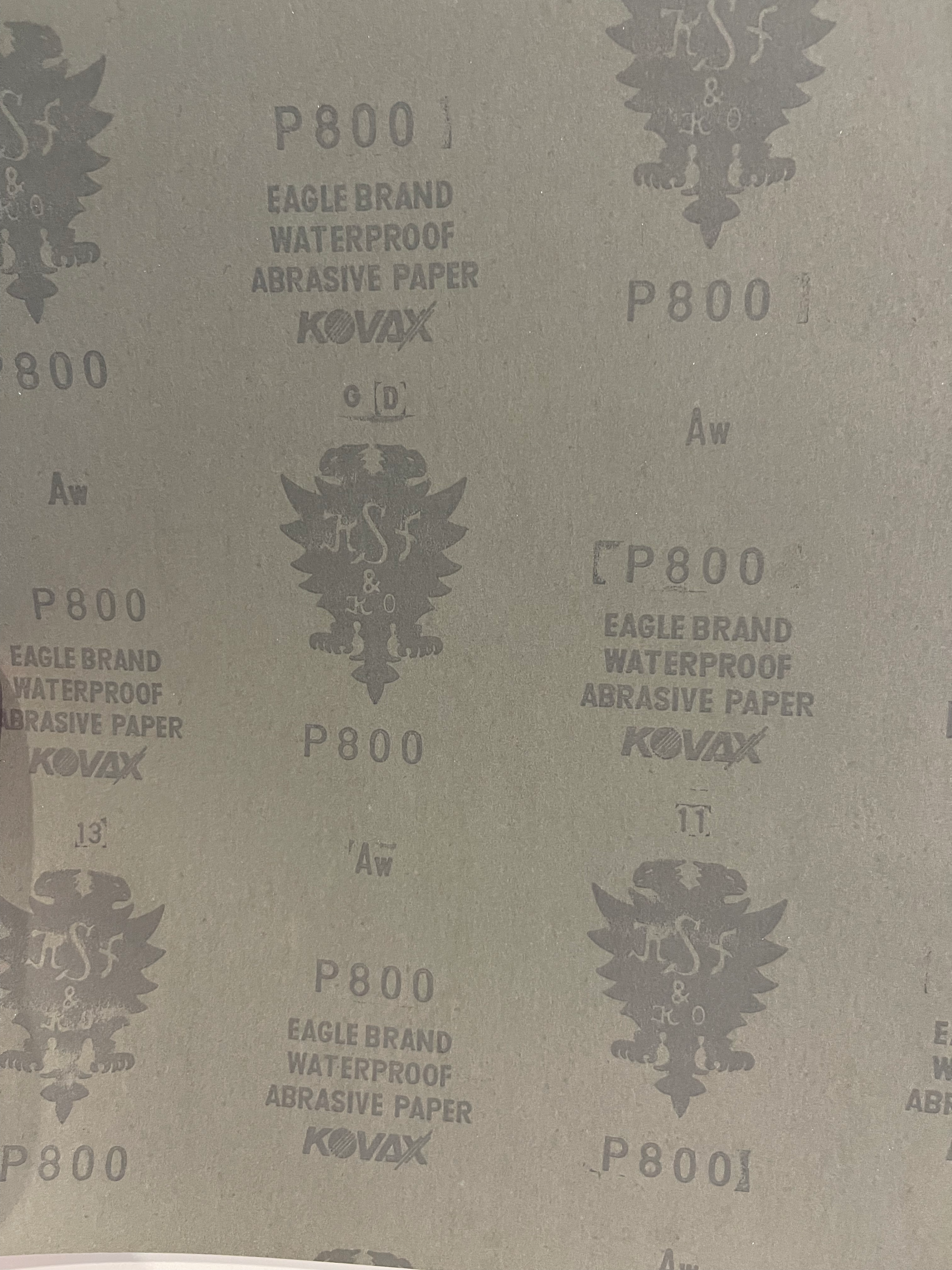 Giấy nhám nước chà bóng hàm nhựa tháo lắp - Kovax Nhật Bản