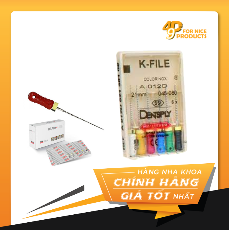 [KHUYẾN MÃI] Các dòng trâm tay nội nha READYSTEEL - Dentsply Sirona