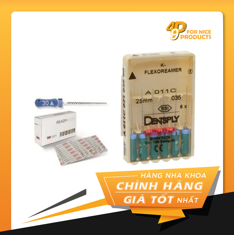 [KHUYẾN MÃI] Các dòng trâm tay nội nha READYSTEEL - Dentsply Sirona