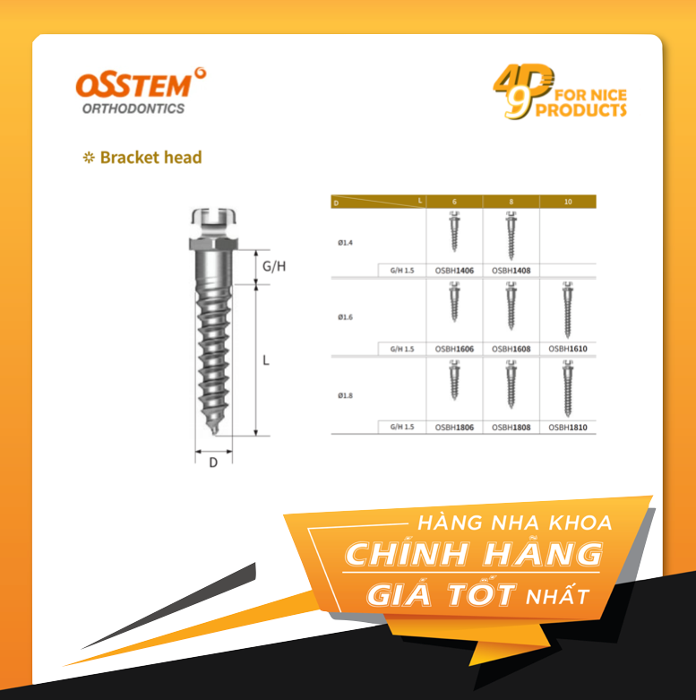 Minivis chỉnh nha - Osstem