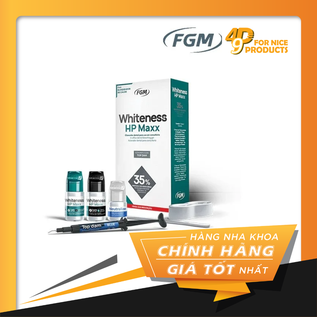 Tẩy trắng răng tại phòng Whiteness HP Max 35% - FGM
