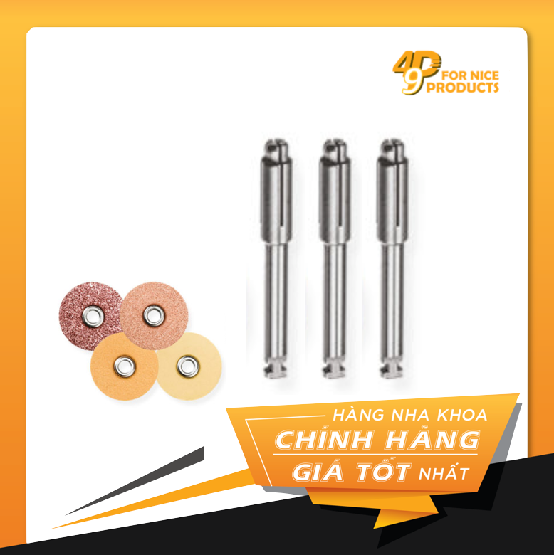 Đĩa đánh bóng 3M™ Sof-Flex™ gắn trục lắp