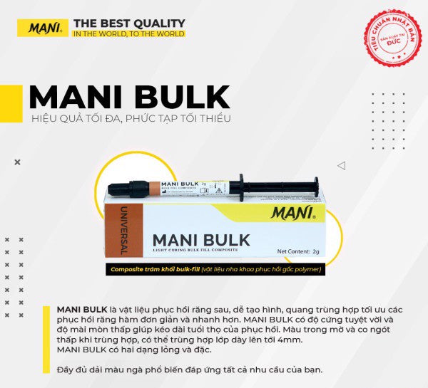 Composite lỏng  trám khối Mani Bulk