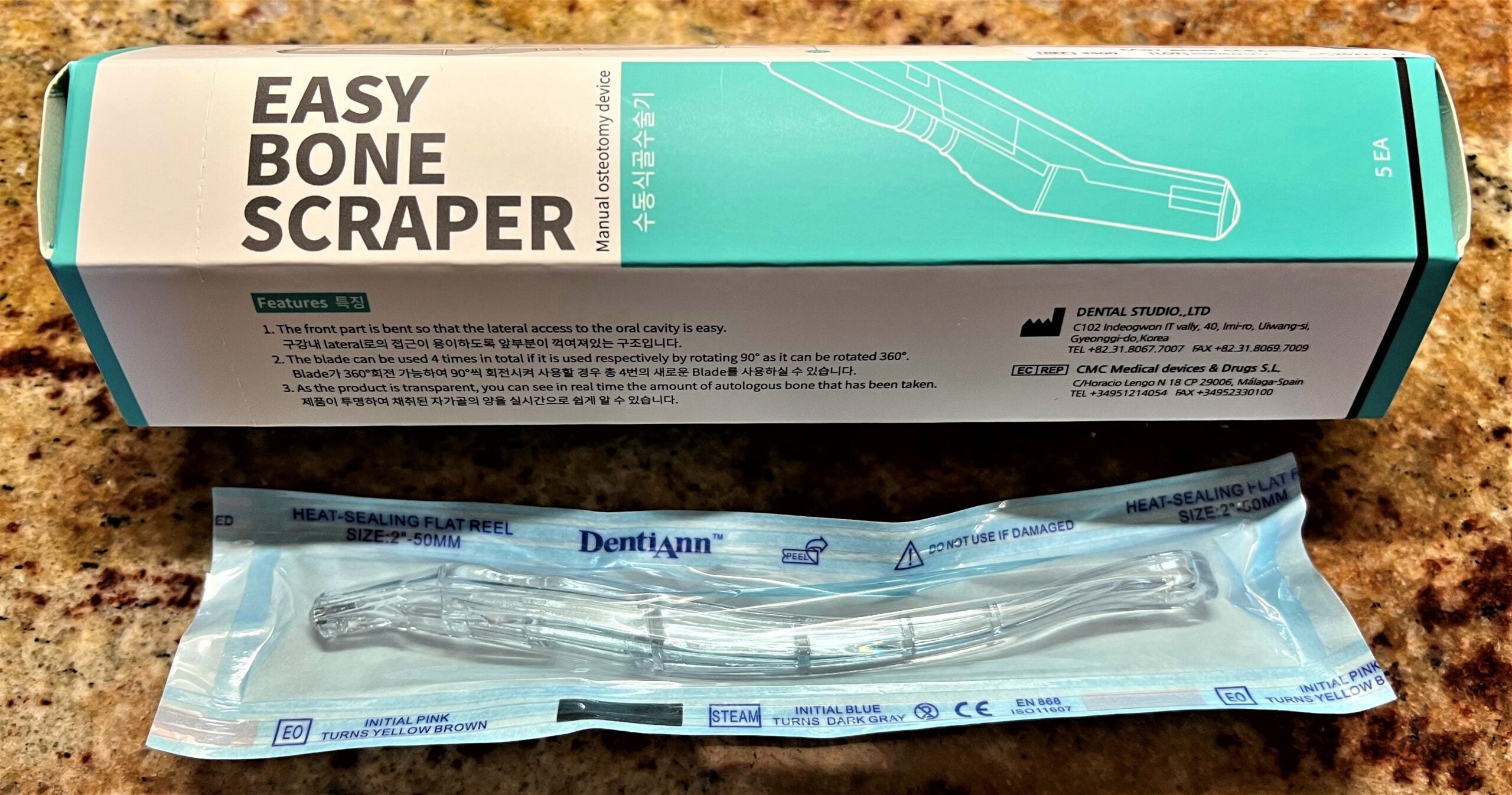 Dụng cụ nạo xương Easy Bone Scraper - Dental Studio
