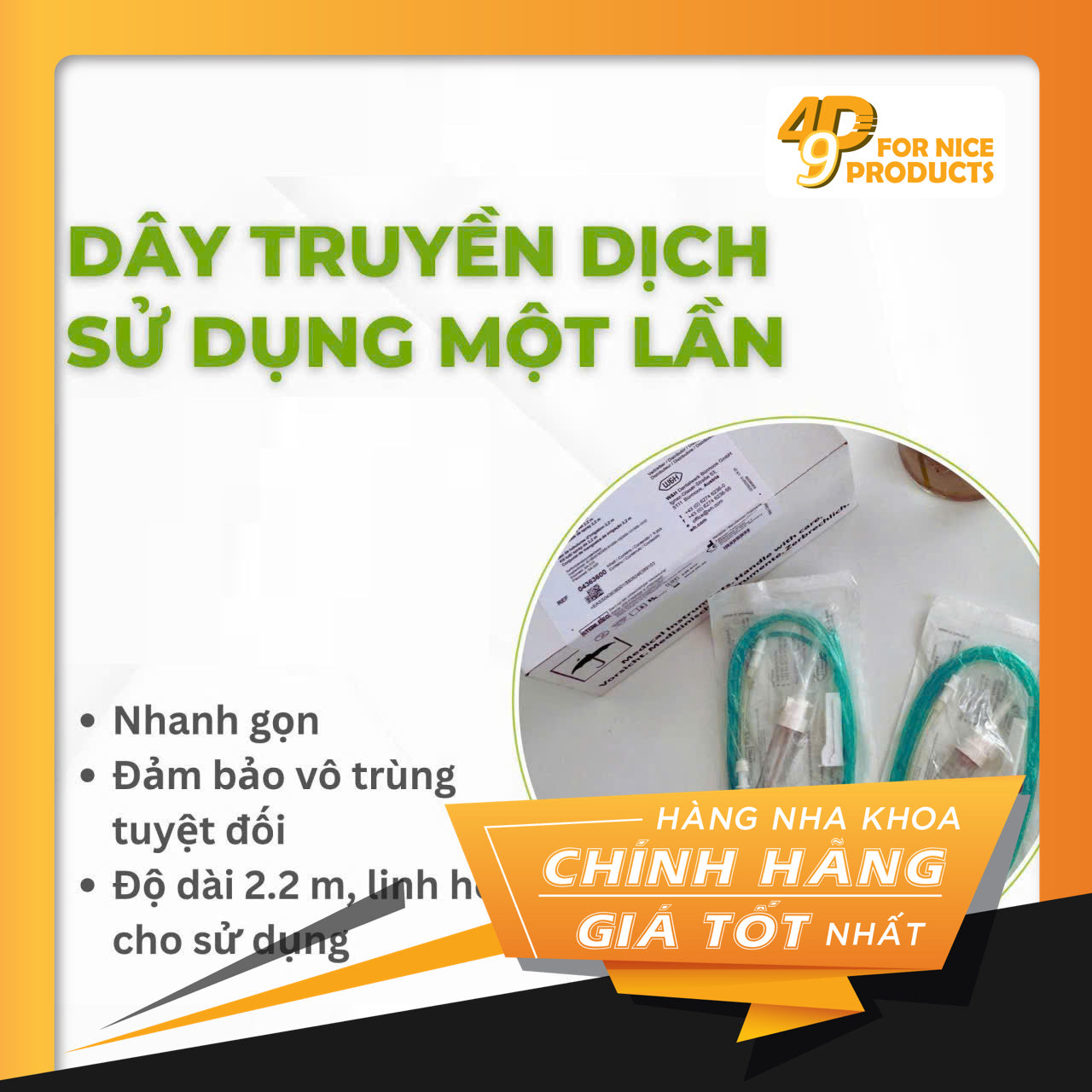 Dây nước máy phẫu thuật implant - W&H