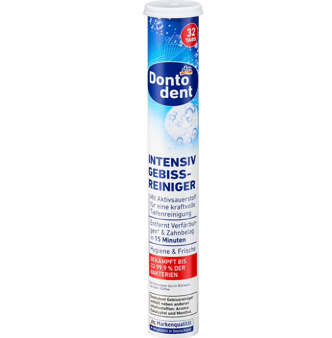 Viên ngâm hàm giả Dontodent 32 viên