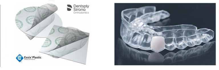 Miếng nhựa ép máng duy trì - Essix Plastic