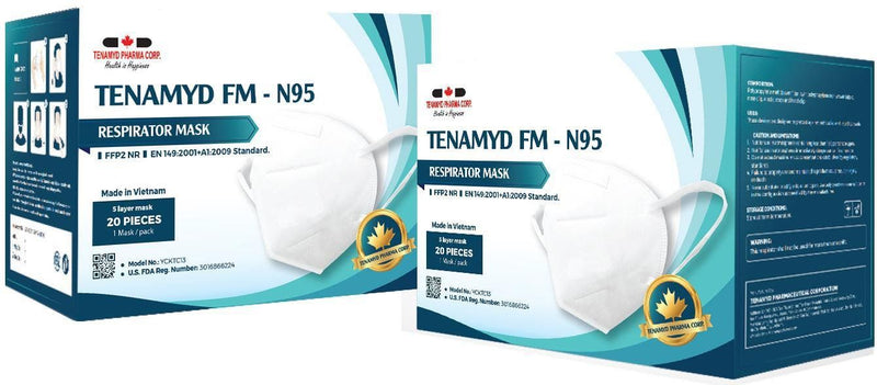 KHẨU TRANG 5 LỚP TENAMYD N95 - Loại cao cấp xuất khẩu