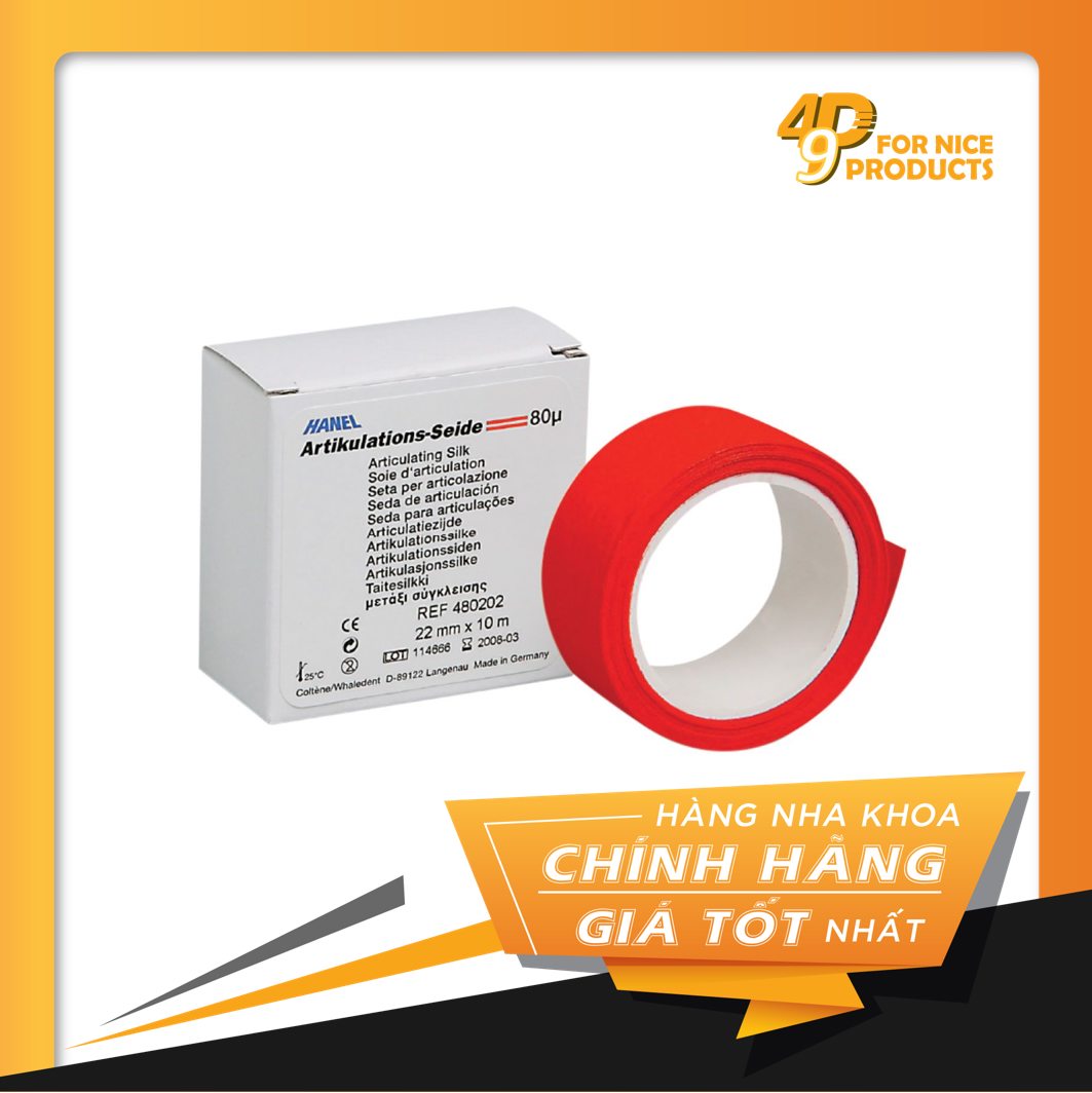 Giấy cắn dạng silk 80µm Hanel - Coltene