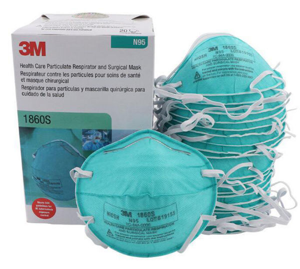 Khẩu Trang 3M 1860 N95 Lọc Ít Nhất 95% Bụi Mịn, Vi Khuẩn, Virus