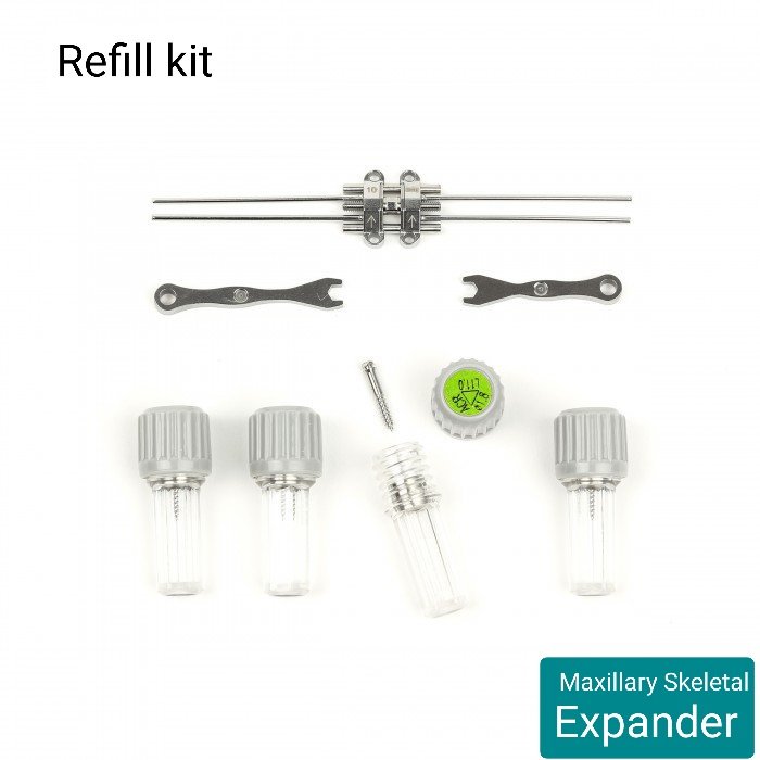 Hàm nong nhanh khẩu cái hỗ trợ bởi các minivis MSE ( Maxillary Skeletal Expander) - BioMaterials Korea