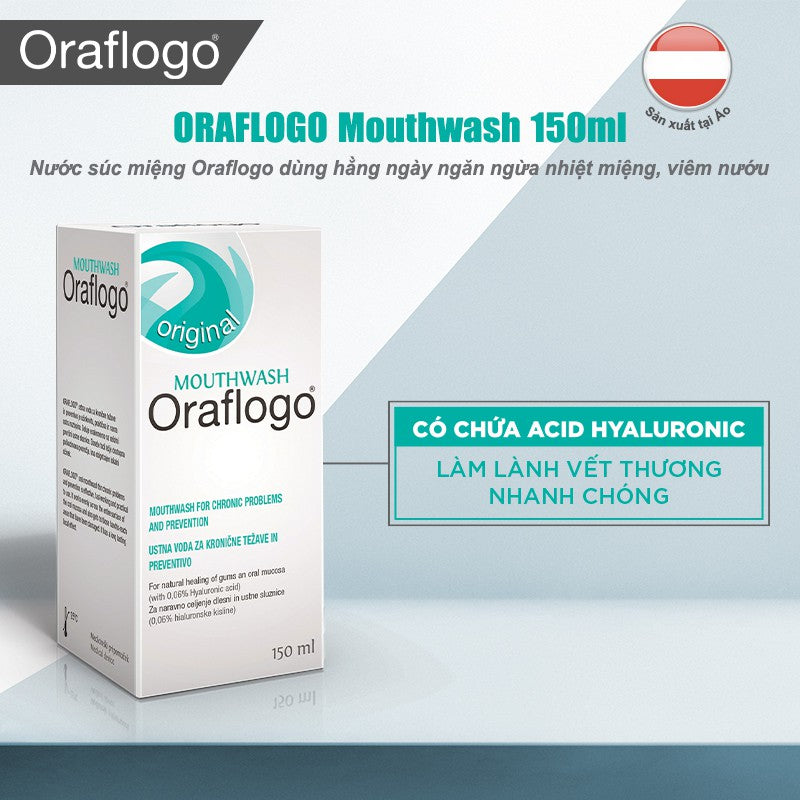 Nước Súc Miệng Oraflogo® Mouthwash 150ml