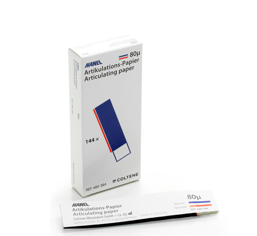 Giấy cắn dạng giấy 80µm Hanel - Coltene