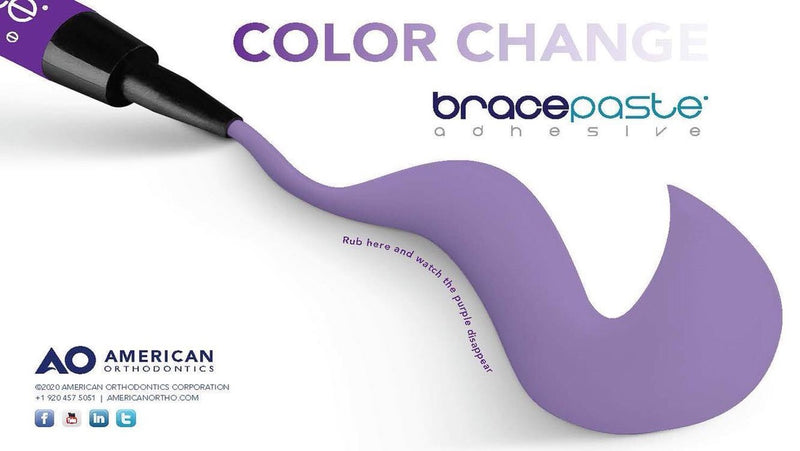 Composite gắn mắc cài BracePaste Color Change - AO