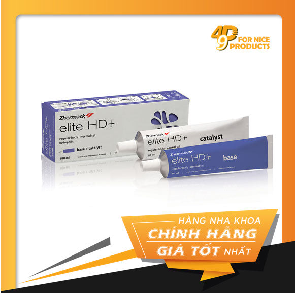 Cao su lấy dấu hàm tháo lắp bán hoặc toàn bộ  ELITE HD + REGULAR BODY - Zhermack