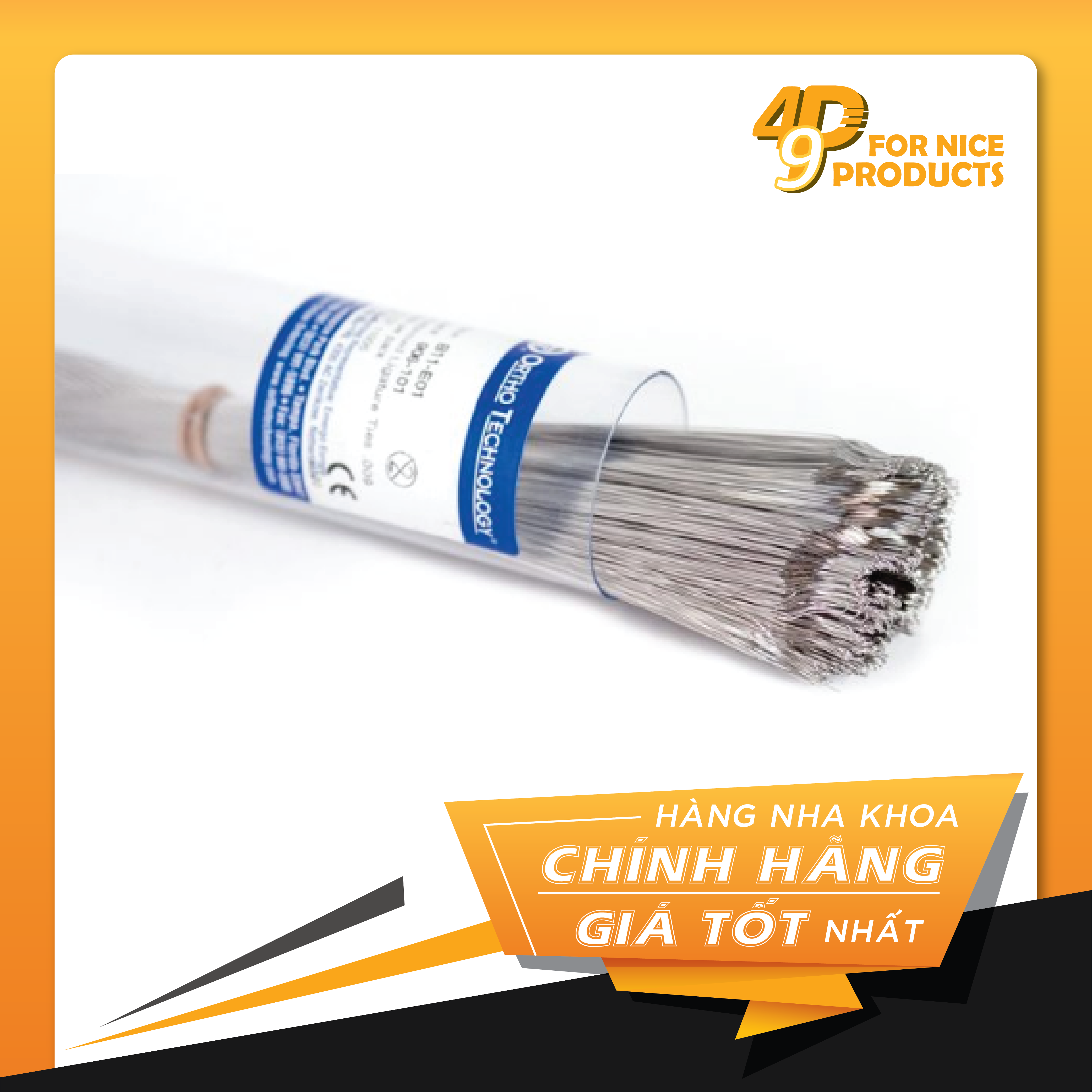 Dây chỉ thép Ligature chưa bẻ - Ortho Technology