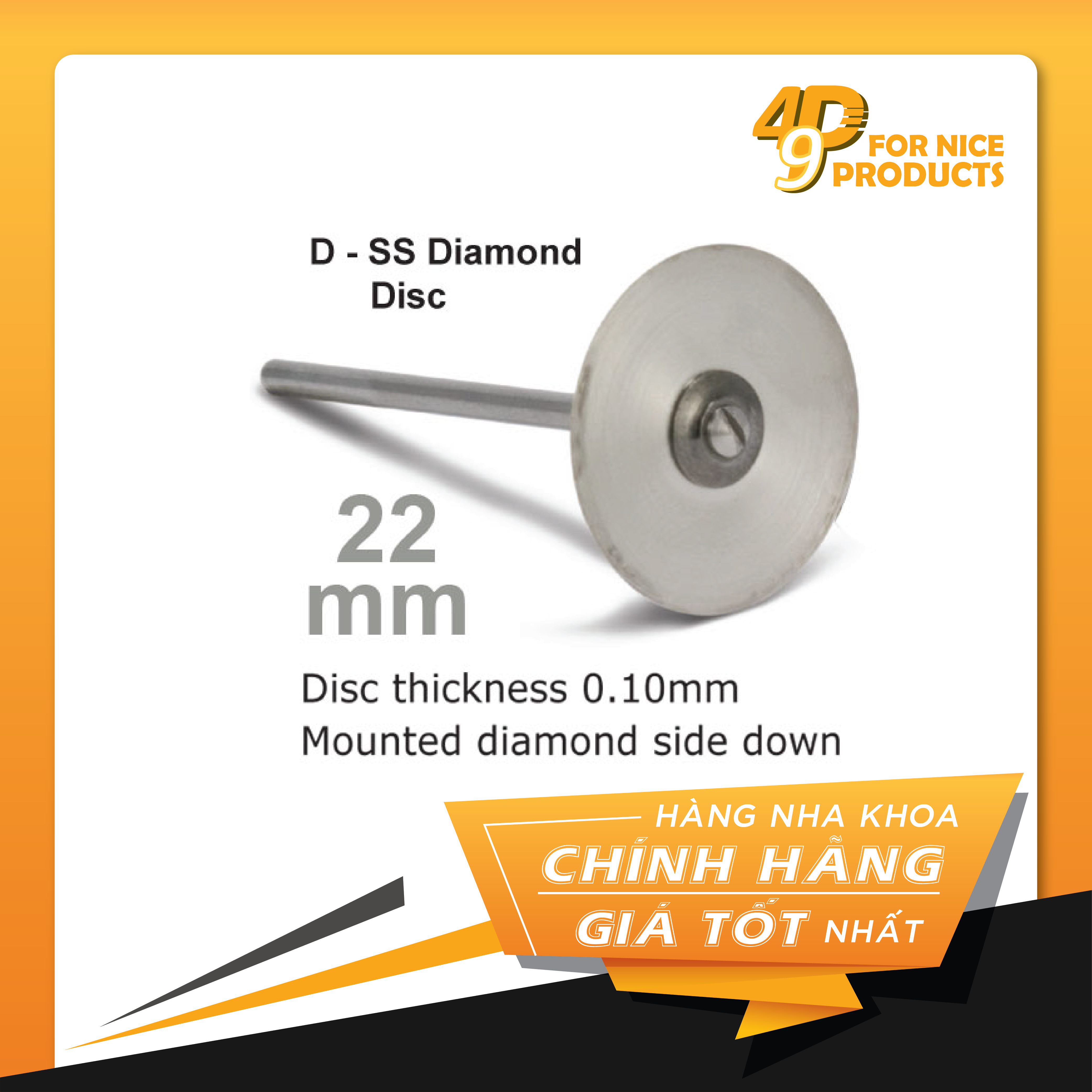 Đĩa cắt kẽ kim cương Ortho Technology