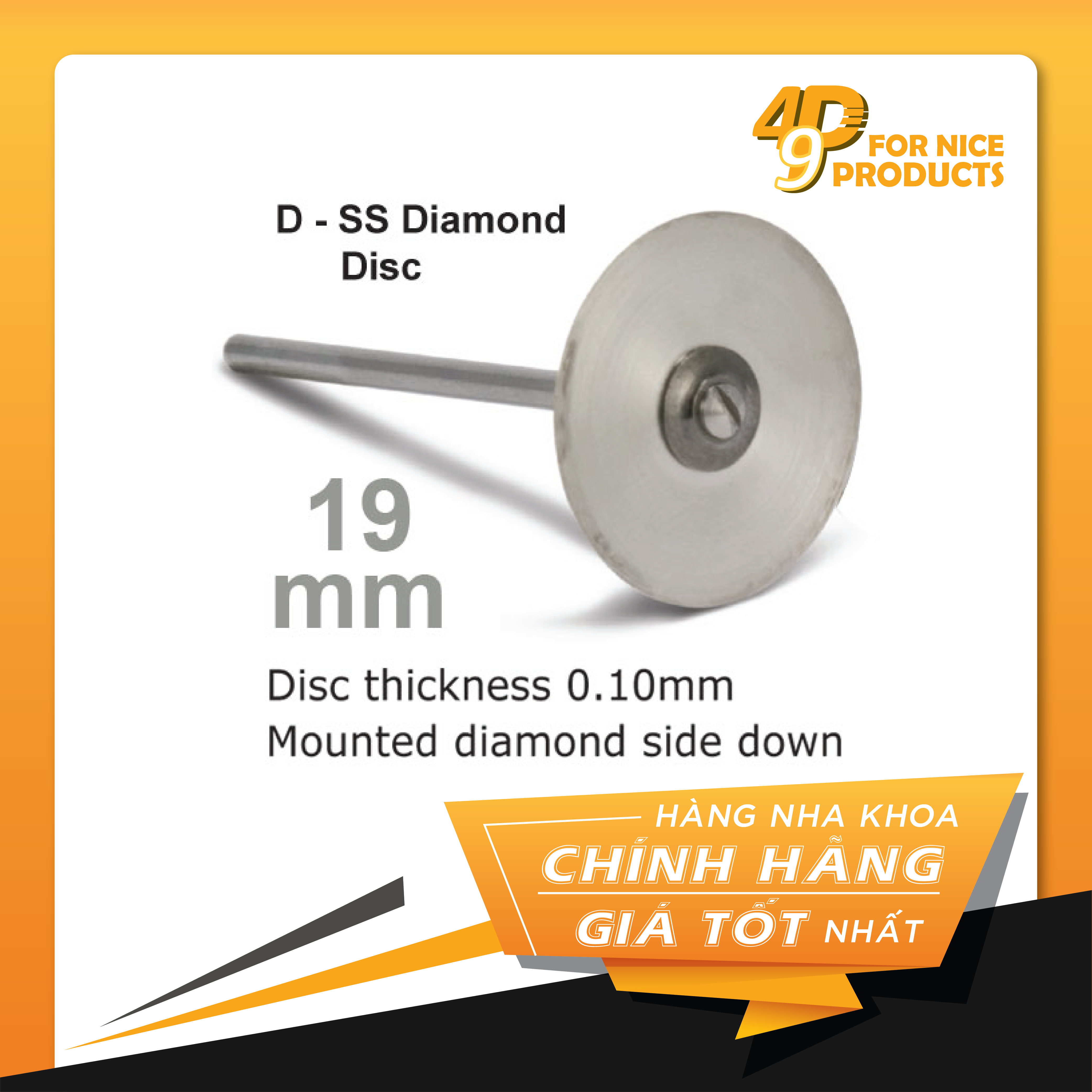 Đĩa cắt kẽ kim cương Ortho Technology