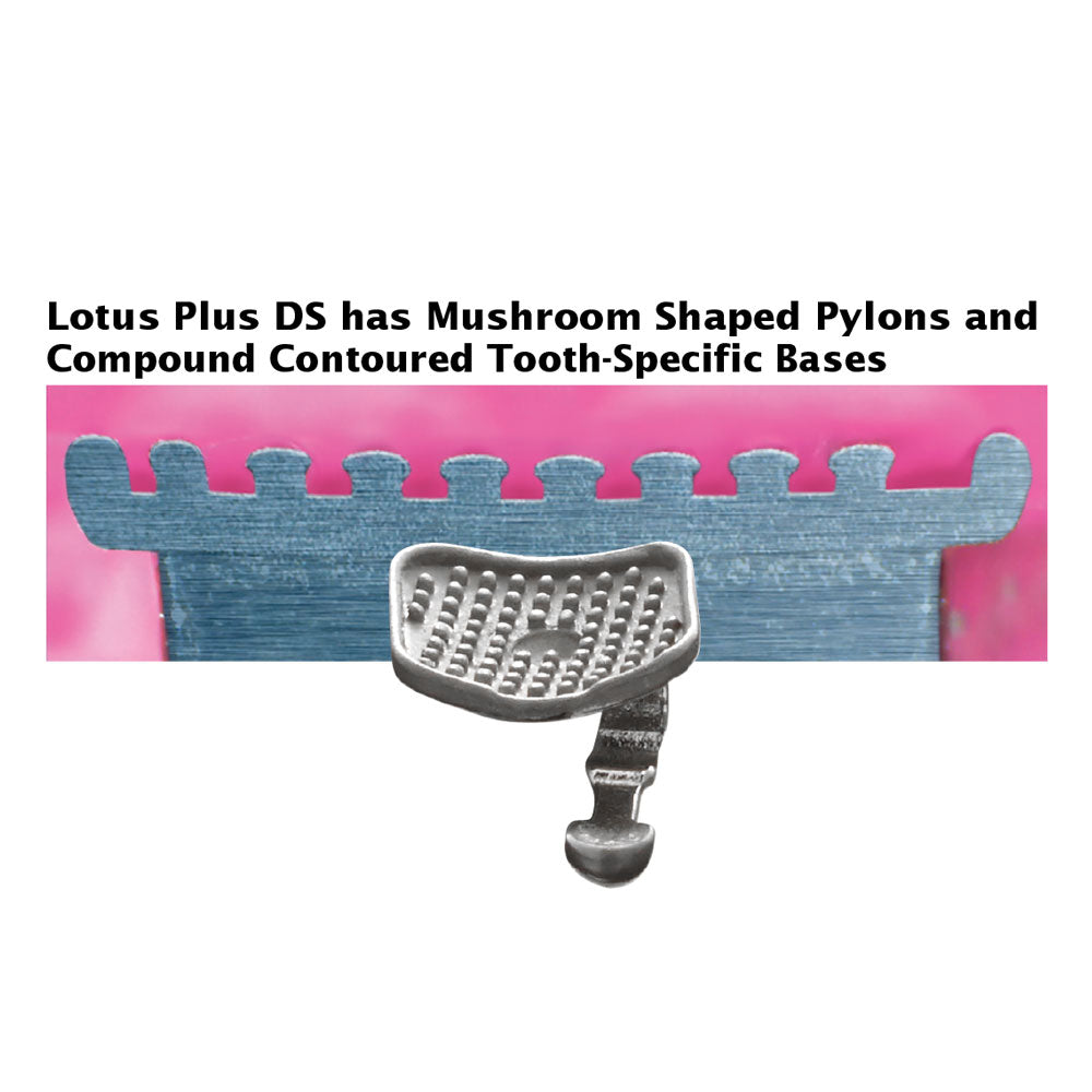 Mắc cài Kim loại tự buộc Lotus Plus DC - Ortho Technology