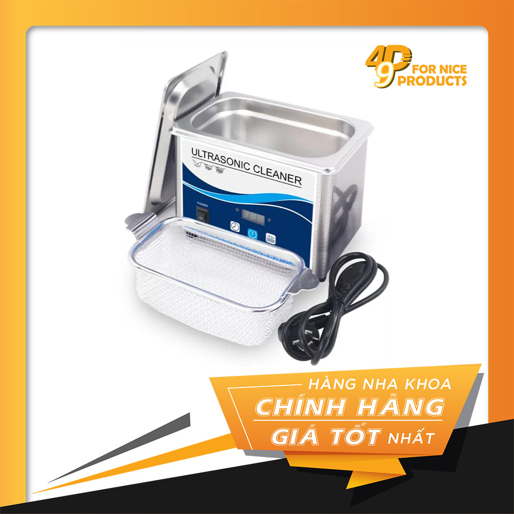 Máy rửa sóng siêu âm RAMA R0.8L dung tích 0.8 lít, công suất 60W, 40kHz