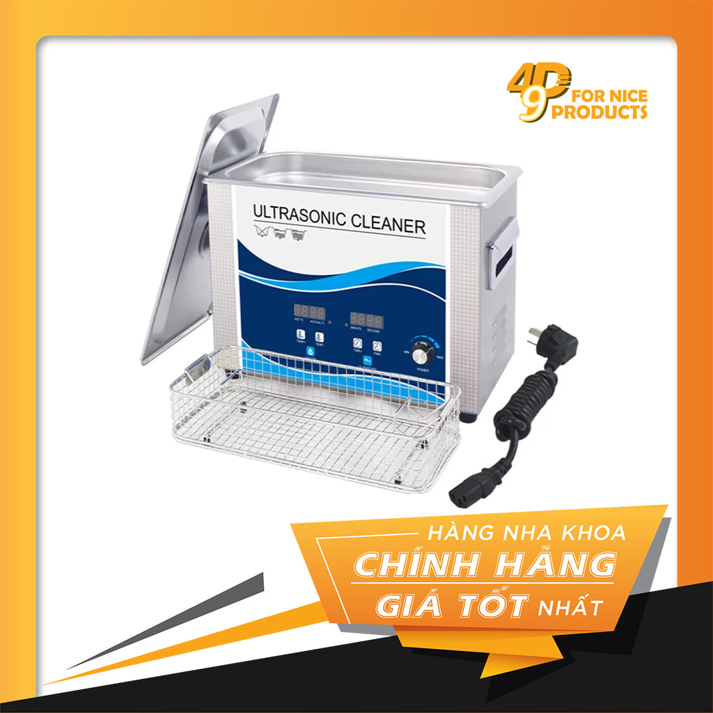 Máy rửa sóng siêu âm RAMA RS4.5L dung tích 4.5 lít, công suất 180W, 40kHz