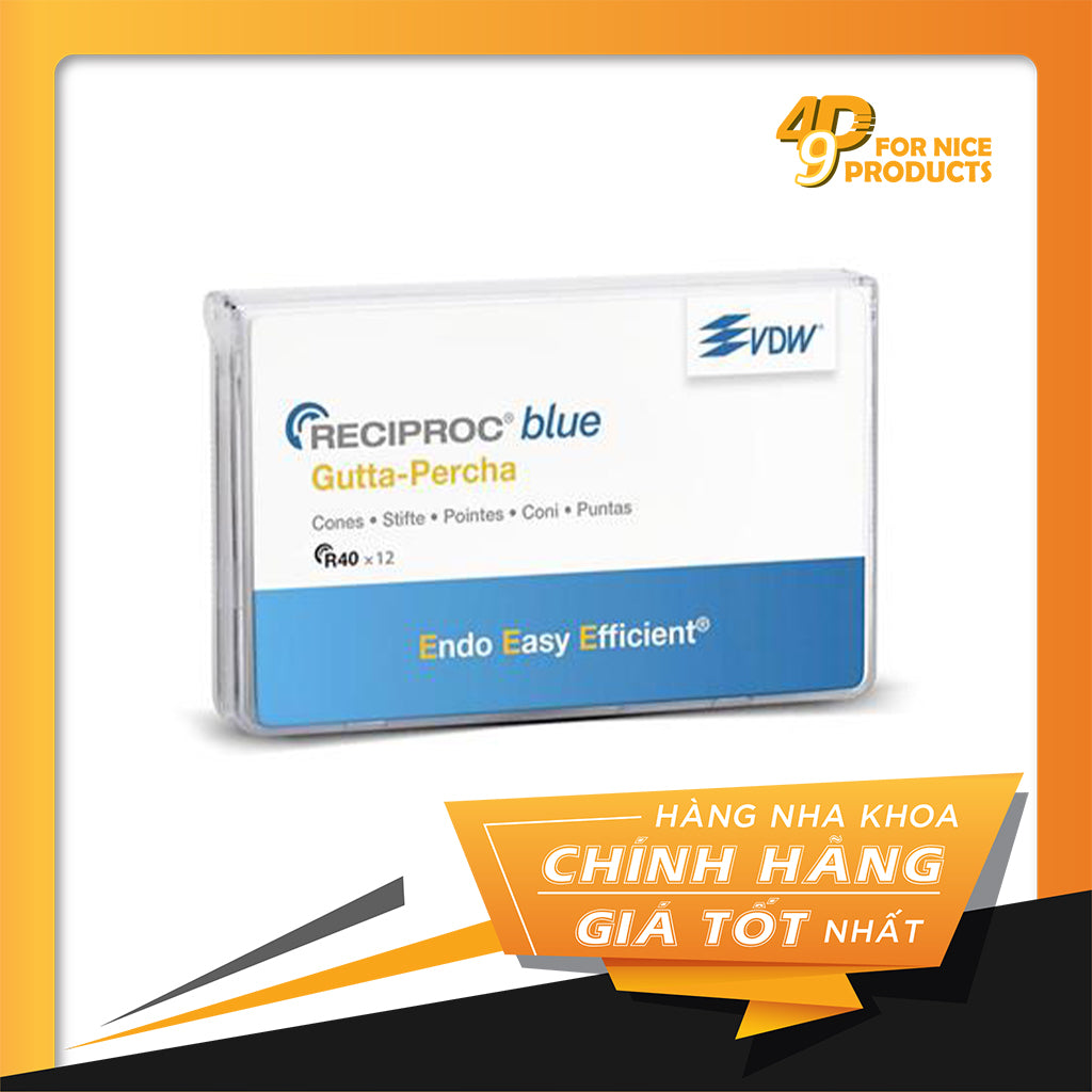 Cone gutta percha PRECIPROC BLUE - VDW