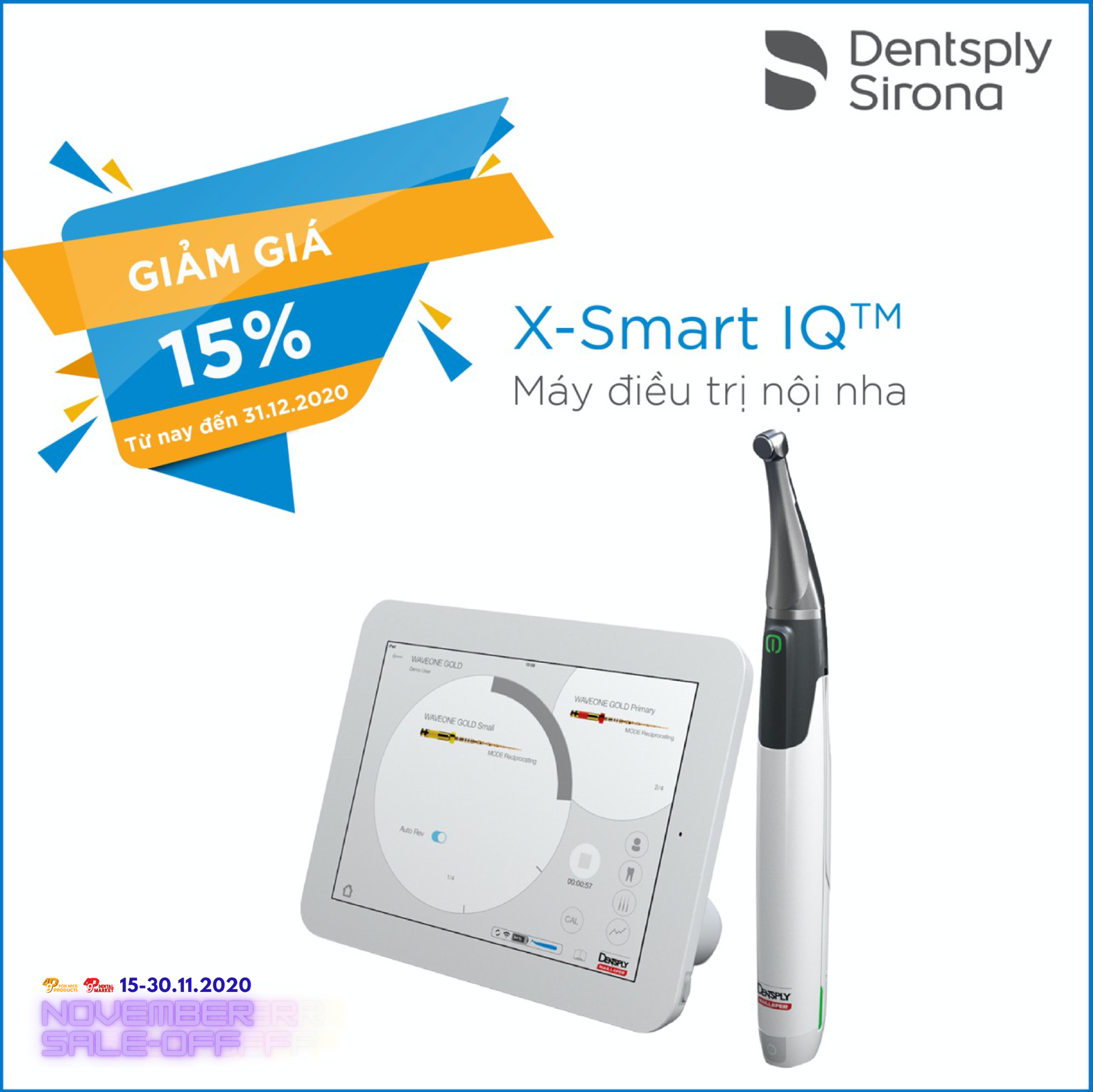Máy nội nha X-SMART iQ BASIC STARTER KIT - Dentsply Sirona