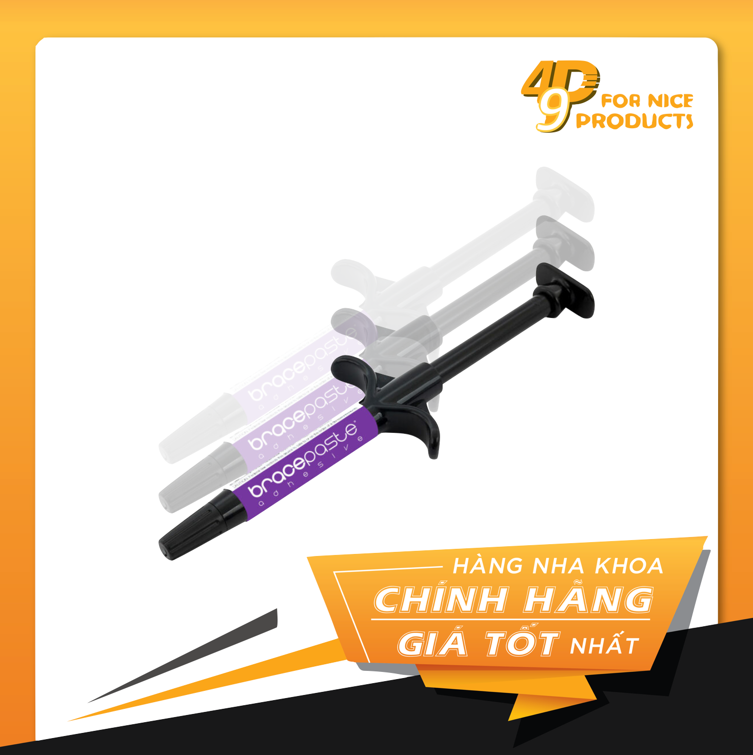 Composite gắn mắc cài BracePaste Color Change - AO