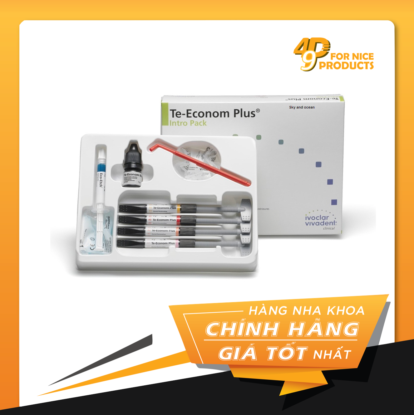 Bộ composite trám răng Te-econom Plus Intro Pack - Ivoclar Vivadent