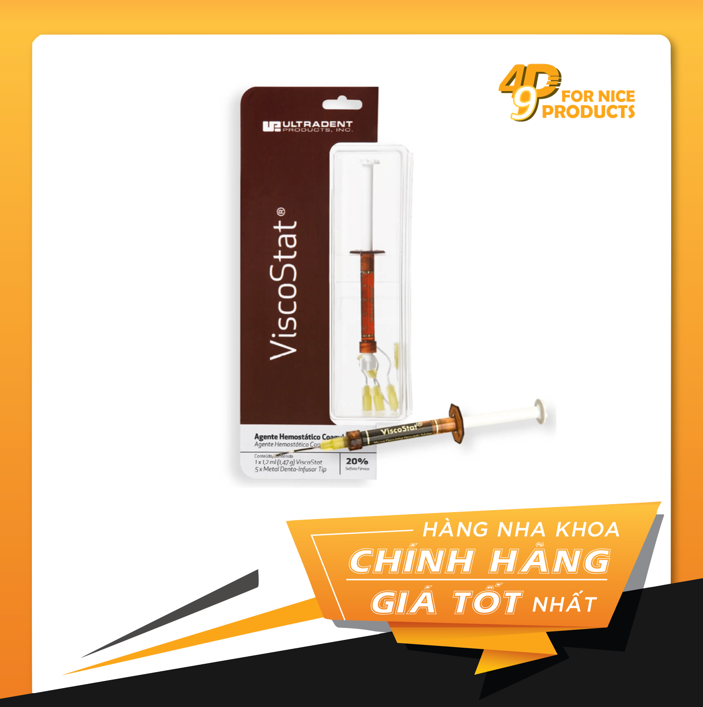 Chất cầm máu nướu ViscoStat - Ultradent
