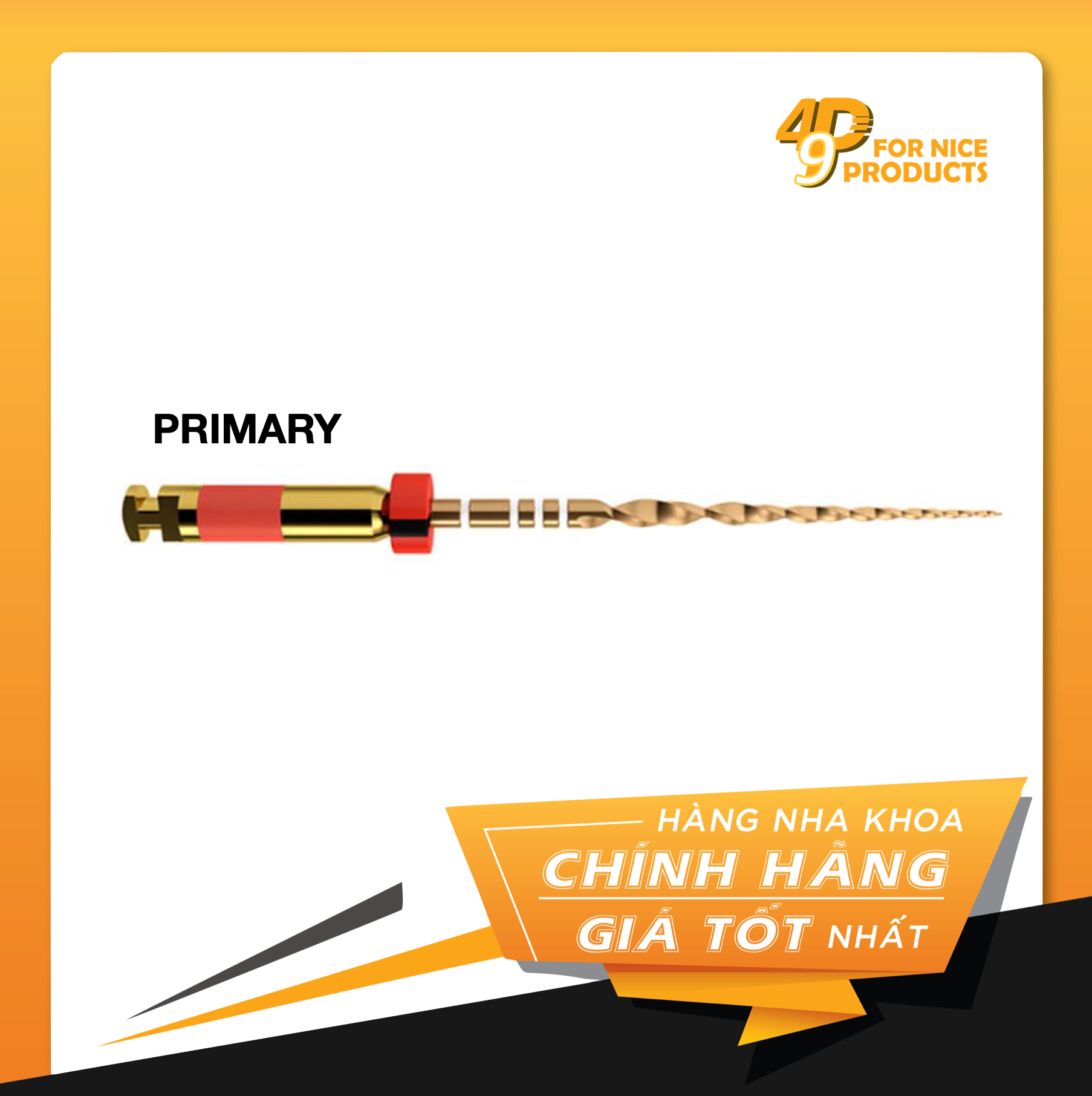 Trâm xoay lắc NiTi xử lý nhiệt Waveone Gold - Dentsply Sirona