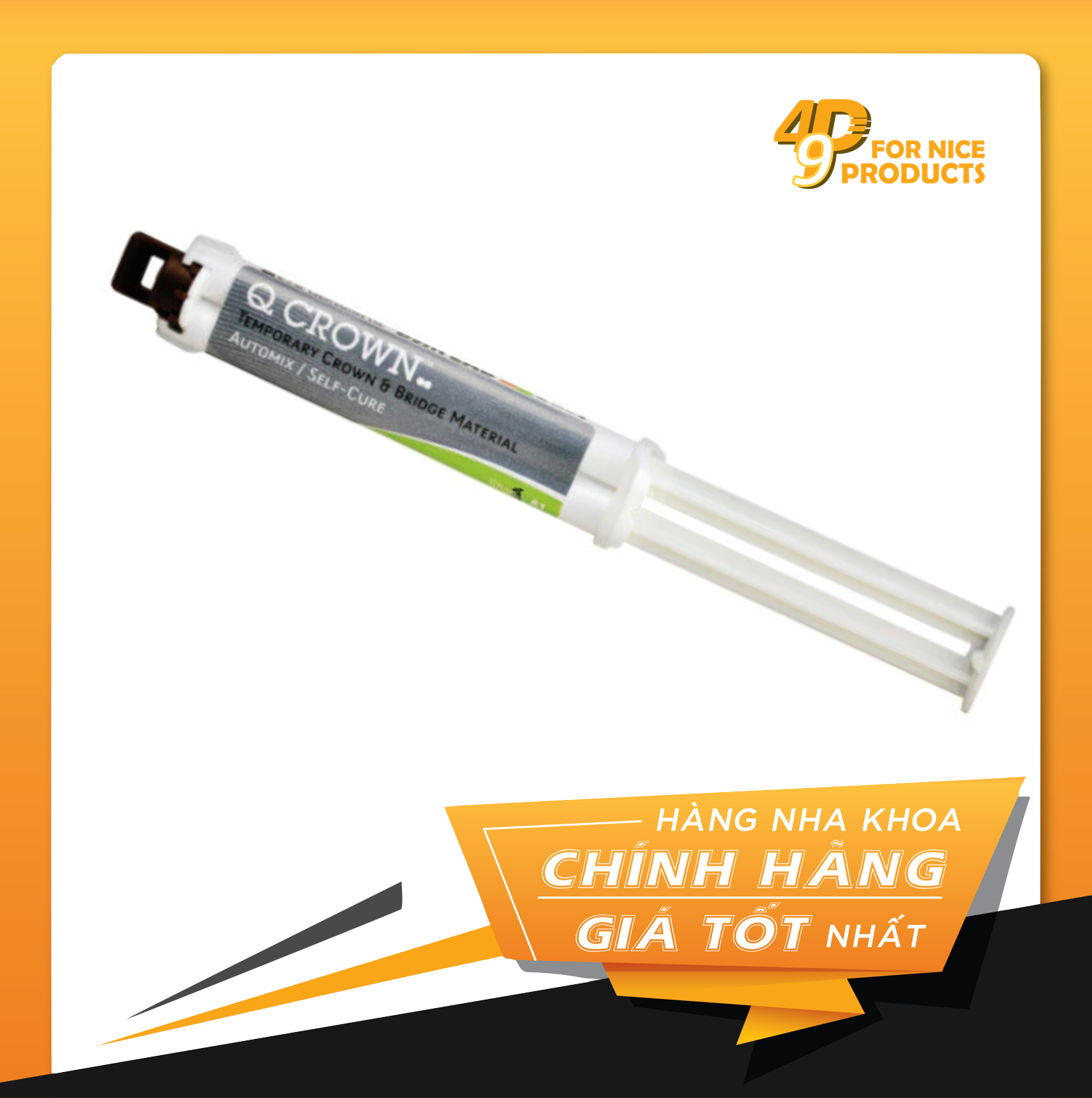 Vật Liệu Làm Cầu Và Mão Tạm Q-Crown Màu A3 - BJM Lab