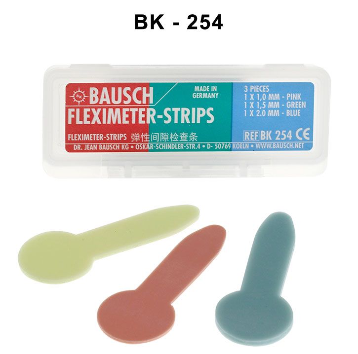 Miếng cao su đo độ dày của vật liệu làm máng nhai Fleximeter - Bausch