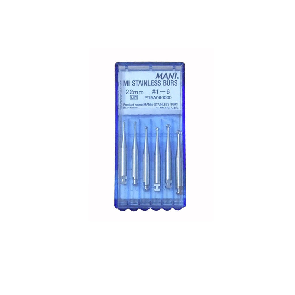 Mũi khoan nạo ngà tay chậm MI STAINLESS BURS - Mani