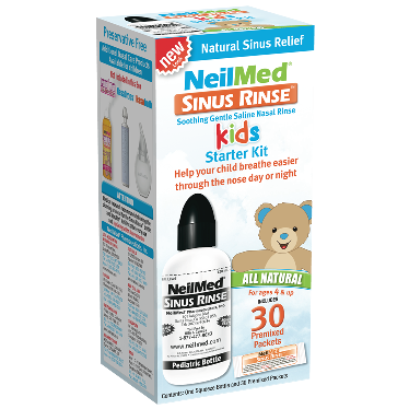 Set tiêu chuẩn bình rửa mũi NeilMed USA dành cho trẻ em
