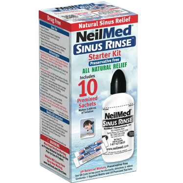 Set tiêu chuẩn bình rửa mũi NeilMed USA dành cho người lớn