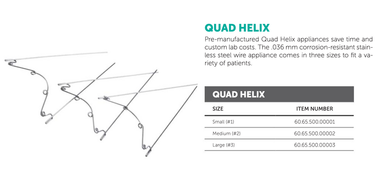 Khí cụ nong hàm Quad Helix - Ortho Classic