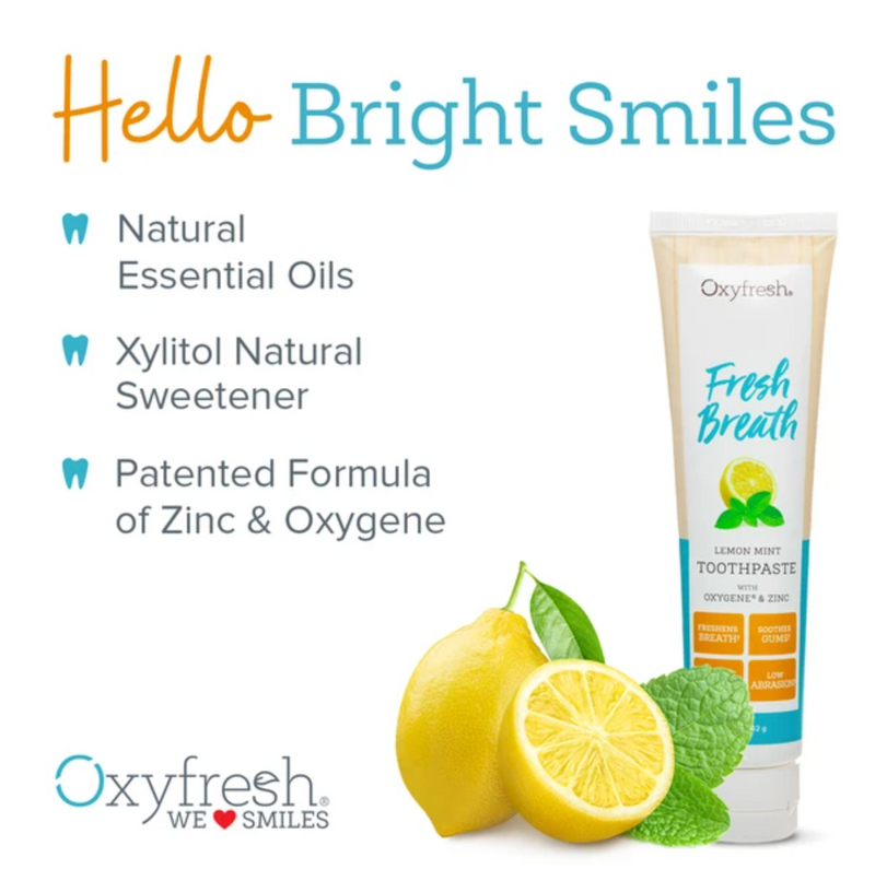 Kem đánh răng hương chanh bạc hà Maximum Fresh Breath - Oxyfresh