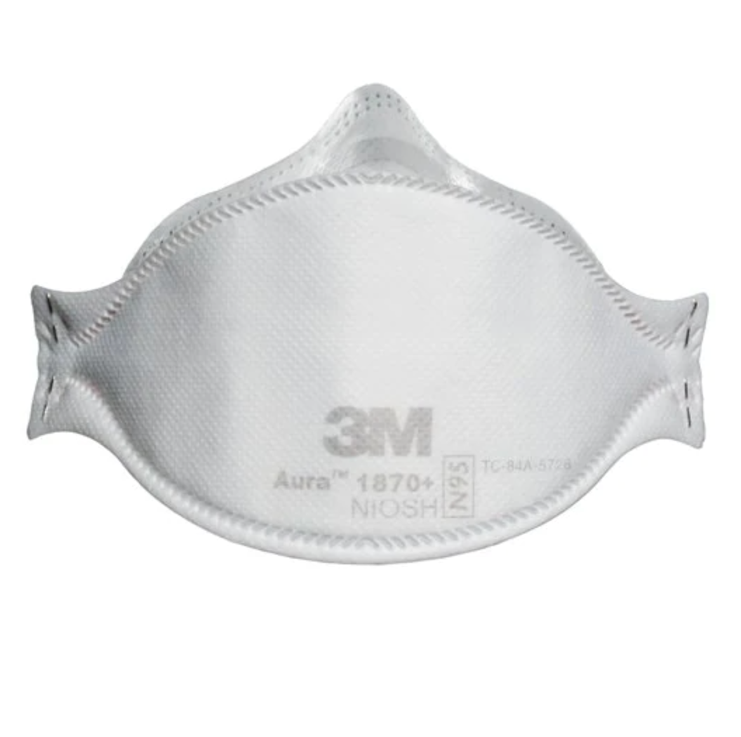 Khẩu trang 3M- 1870+ N95 Lọc Ít Nhất 95% Bụi Mịn, Vi Khuẩn, Virus