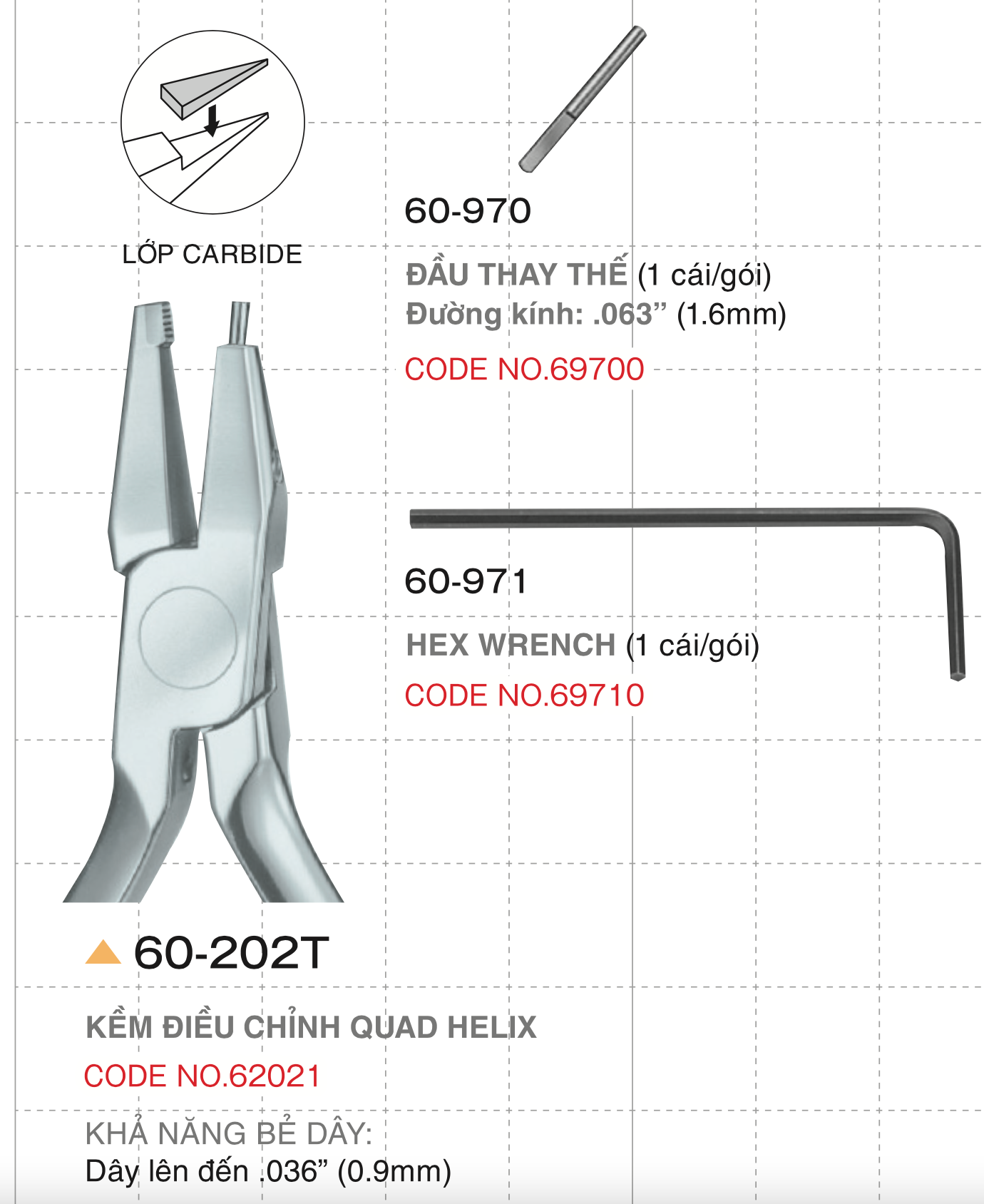 Kềm điều chỉnh Quad- Helix  - TASK