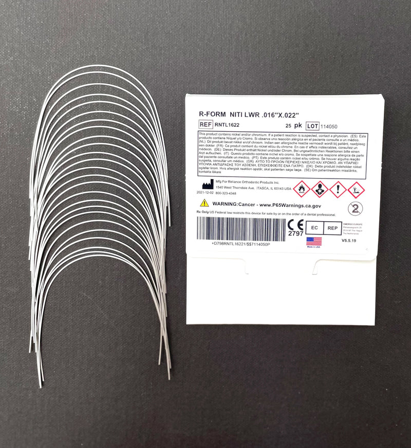 Dây Niti Nickel Titanium R-Form - Reliance